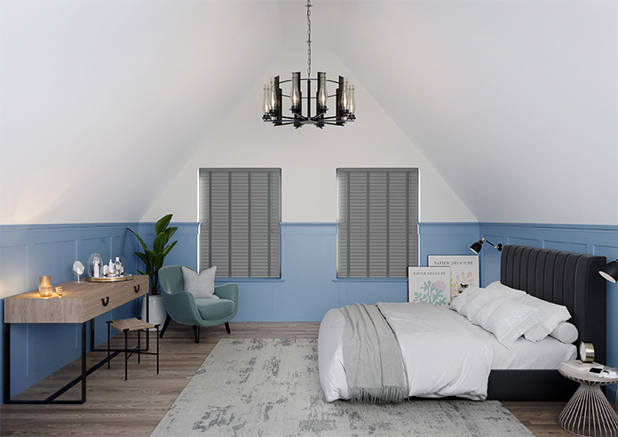 Ecowood Deluxe, Chic Grey Fine Grain - Motorised Venetian Blind - Image 7